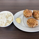 極濃湯麺 キントン 太田店 - 唐揚げセット