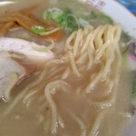 武蔵屋食堂 - 麺の感じ