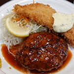 ハンバーグの店ベア - アップで