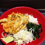 富士そば - 料理写真:冷やしかき揚げそば