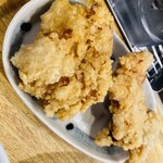 麺と雫 - から揚げアップ♫