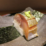 日本料理 みや  - 26年10月　鯖寿司