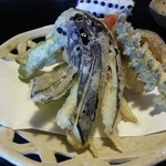 ふじもり - 有機野菜の天婦羅(2014.10.10)