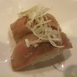 縁家 - 2014.10. タントロの炙り握り（頂き物）