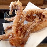 そば処 東亭 - 揚げたてゲソ天♪