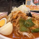 蒙古タンメン中本 - 野菜アップ