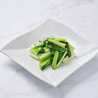 江戸菜のガーリック炒め