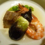 箱根強羅温泉 月の泉 - ☆鉢：大地の恵炊き合わせ