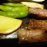 箱根強羅温泉 月の泉 - 強肴：黒毛和牛石焼き