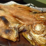 箱根強羅温泉 月の泉 - 朝ご飯：えぼ鯛干物焼き