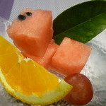 箱根強羅温泉 月の泉 - 朝ご飯：フルーツ