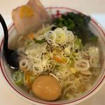 蒙古タンメン中本 - カラサガ・シオ＋ほうれん草