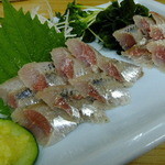 四ツ木製麺所 - 鰯刺身