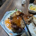 ナカガワ☆スエ食堂 - 唐揚げチリソース