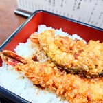 そば処 更科 - 花を咲かせた衣。