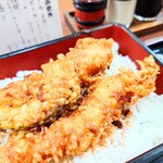 そば処 更科 - 絶妙な"タレ"の掛け方。