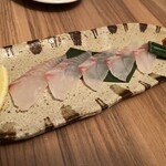 おさ亭 - 鯛の昆布締め