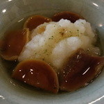 わらび野 - いぐち茸の大根おろし和え