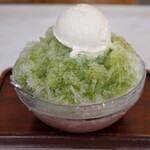 甘味喫茶 塩川 - クリーム宇治あづき