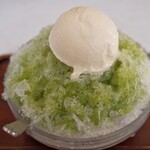 甘味喫茶 塩川 - クリーム宇治あづき