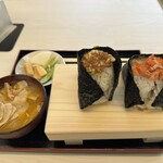 結び+からあげ - 料理写真:料理