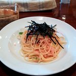 ポモドーロ - 和風めんたいこスパゲティ（本日のランチ）