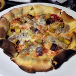 Lotus Cafe - サンマとサツマイモのピッツァ（コース料理）（２０１４年１０月）