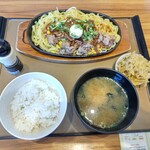 やよい軒 - 牛バターちゃんぽん焼き定食