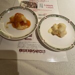 中国料理 桃花林 - 海老のチリソース煮、海老のマヨネーズソース