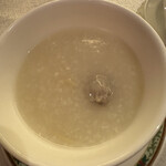 中国料理 桃花林 - 豚肉団子入りおかゆ