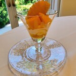 横浜うかい亭 - マンゴーパフェ