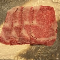 先斗町しゃぶしゃぶすき焼き きらく - 神戸牛リブロース
