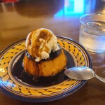 カッフェ ビアンコ - クラシックプリン～Belloのミルクコーヒージェラートのせ～