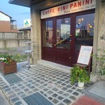 カッフェ ビアンコ - 店舗入り口(17:30頃)