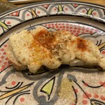 クラフトビールとモロッコ料理 ホップとリップ - お通し　フムス(ひよこ豆のペースト)