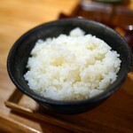 とんかつ とみた - ご飯は美味かった