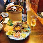 ほっとして ざわ 塩尻駅店 - ぐいっと一杯セット、約1000円位