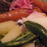 ムサシノ野菜食堂miluna-na - 雑穀ご飯 アップ 目にも鮮やか　ランチだとスープ付き