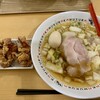 どうとんぼり神座 - 煮玉子ラーメン ¥880+からあげ ¥390