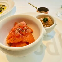 レストラン アルティザン（restaurant Artisan） - ガスパチョと小エビのカクテルソース