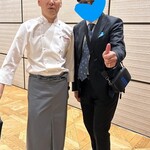 Restaurant KEI - 80人の参加者唯一のツーショット写真に感激☆