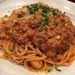 ビストロ Sa香菜屋 - 2014.10 ミートソースのスパゲティ