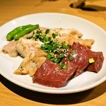 焼肉 水谷 - 2014.10 ホルモン盛り（1,580円）