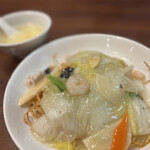 悠香園 - 五目あんかけ焼きそば