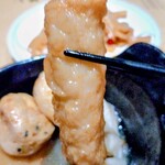 食彩の房 - 京出汁おでんのごぼう天