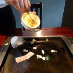 もんじゃ 三つ星 - お好み焼きは作って頂く事も可能