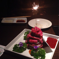 天空焼肉 星遊山 - バースデーケーキ：★★★★★