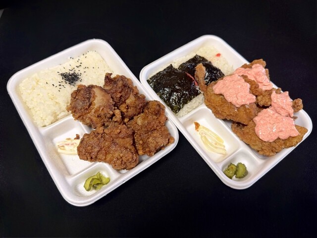 から揚げ 大ぶりで濃いめのガッツリ系唐揚げ』by withupdesignworx : がくう