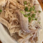 葛西ホルモン市場 - 酢ジャンもいいけどごま油塩追加でいただきました