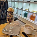 alter ego matic&Cafe - 贅沢プレミアムチョコレートパフェ ¥1,300